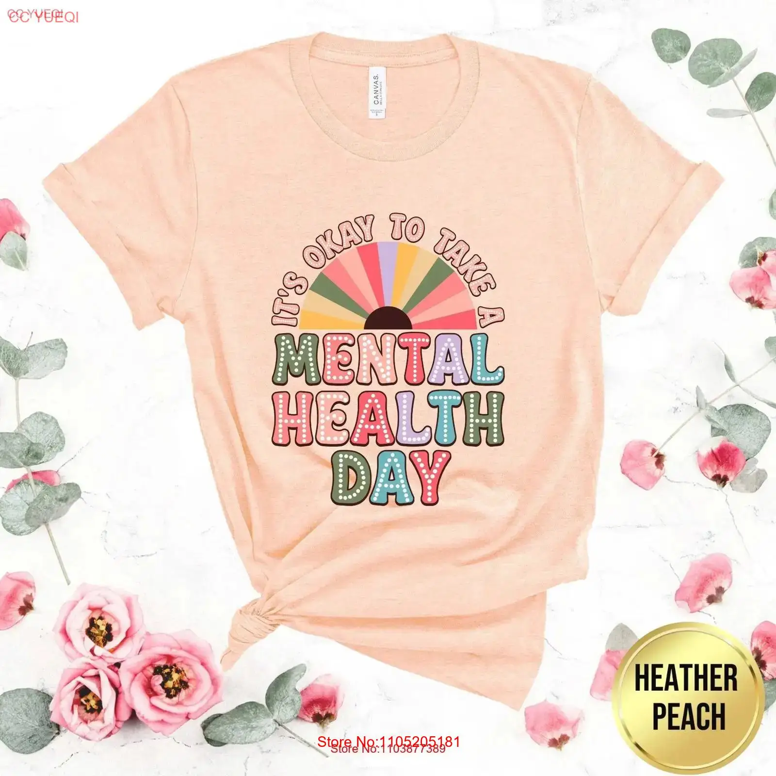 Health Wellness Mental Health - ソーシャルワーカー エンパワーメント Tシャツ メンタルヘルスデーを取るのも大丈夫 啓発 ウェルネス