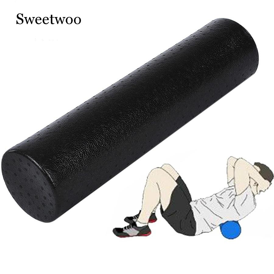 Foam Roller Trigger Point - ヨガ列フィットネスピラティスヨガ泡ローラーブロックトレインジムマッサージグリッドトリガーポイントセラピーフィジオ運動 (30/45/60/90センチメートル)