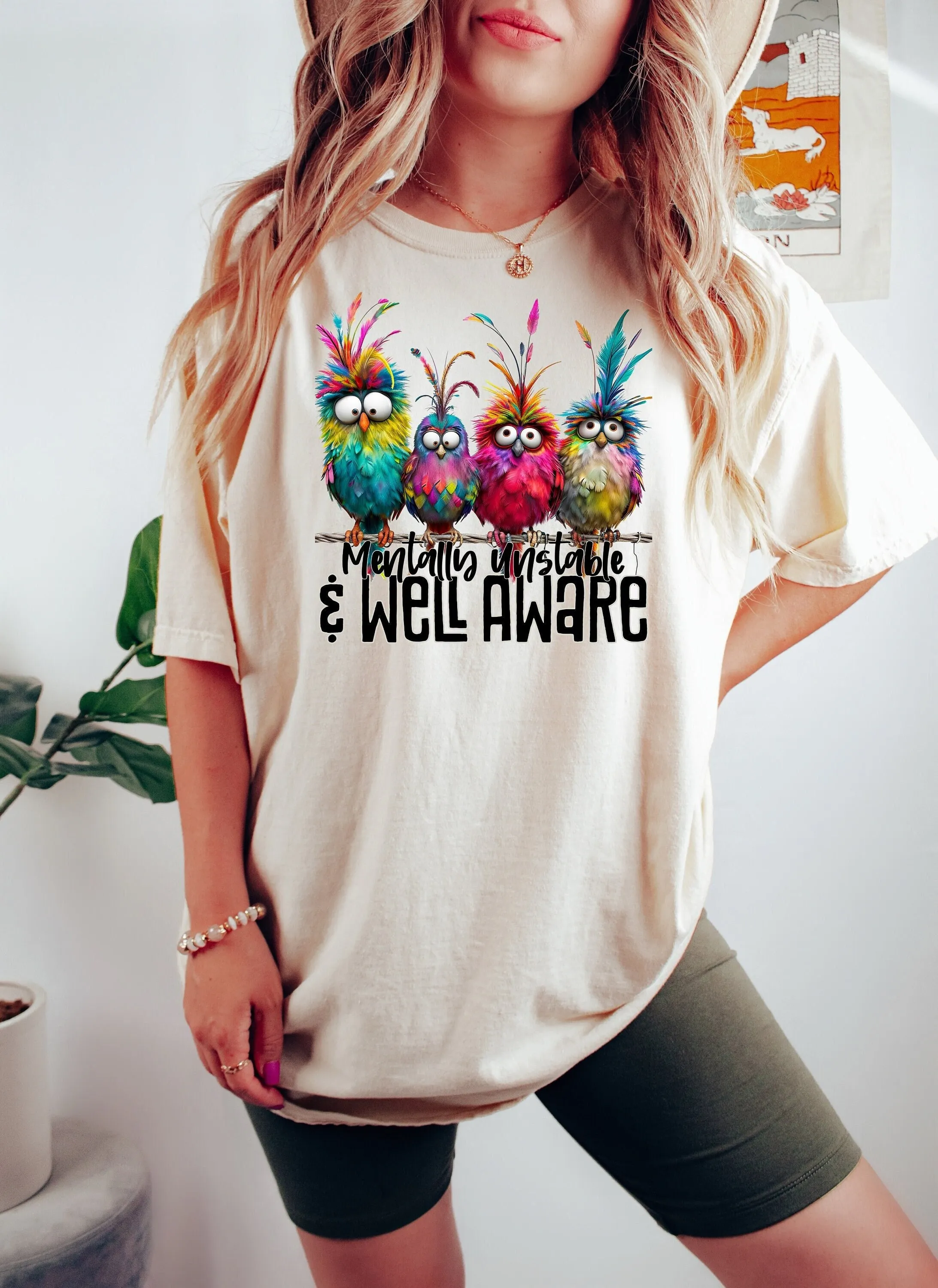 Health Wellness Mental Health - 精神的に不安定で意識の高い白いTシャツ、クレイジーレディバーズ、皮肉な大人のユーモア、精神的健康、病気