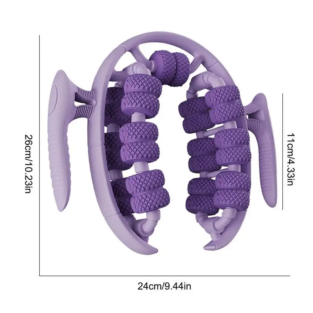 1Pc 26 ホイール環状脚クランプマッサージャー 360  - Foam Roller Trigger Point のレビューと価格
