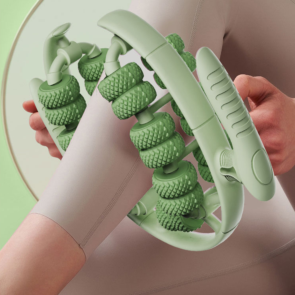 1Pc 26 ホイール環状脚クランプマッサージャー 360  - Foam Roller Trigger Point のレビューと価格