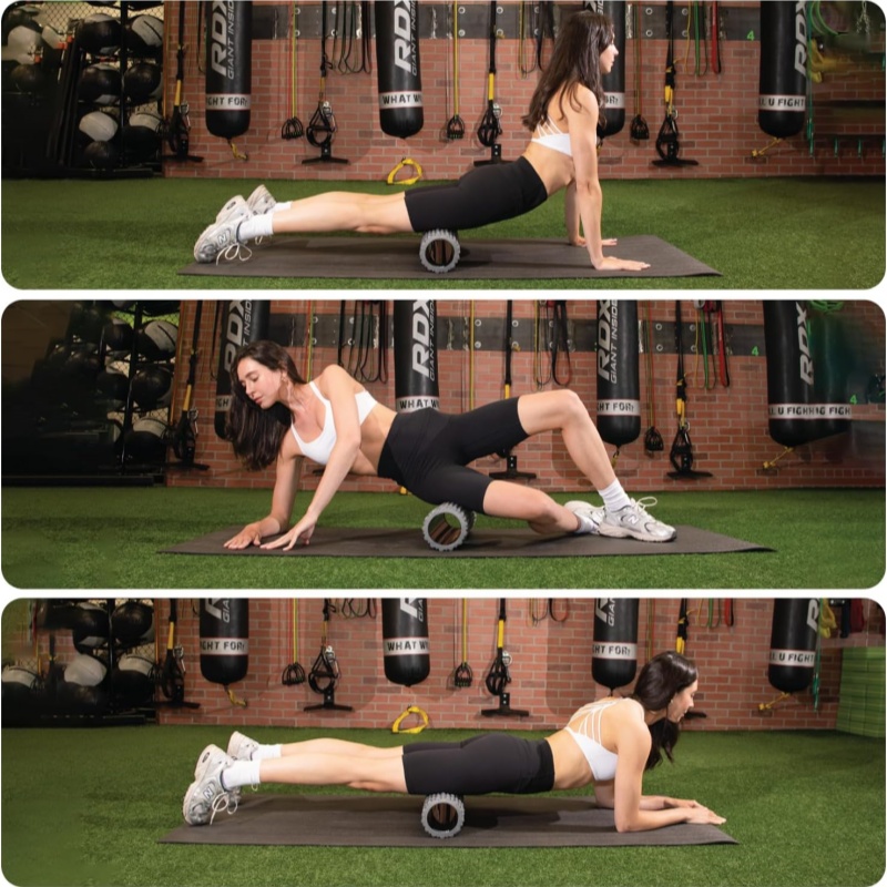 筋肉マッサージ用のテクスチャーフォームローラー,中密度,背中 - Foam Roller Trigger Point のレビューと価格