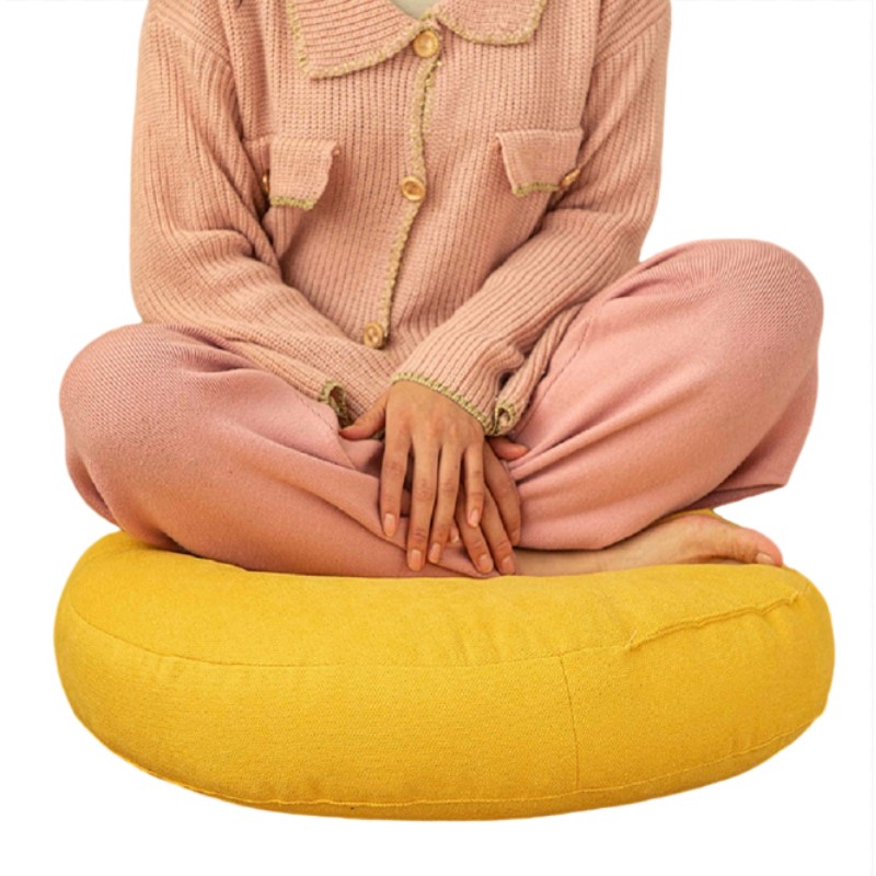 フロアシートクッション 厚手瞑想用チェアクッション シンプル - Meditation Cushion Zafu のレビューと価格