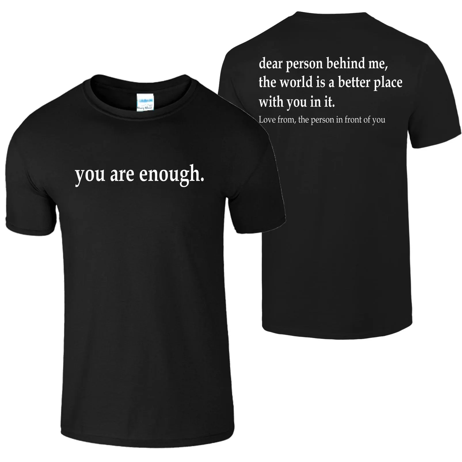 Dear Person Behind Me Tシャツ セルフ - Health Wellness Mental Health のレビューと価格
