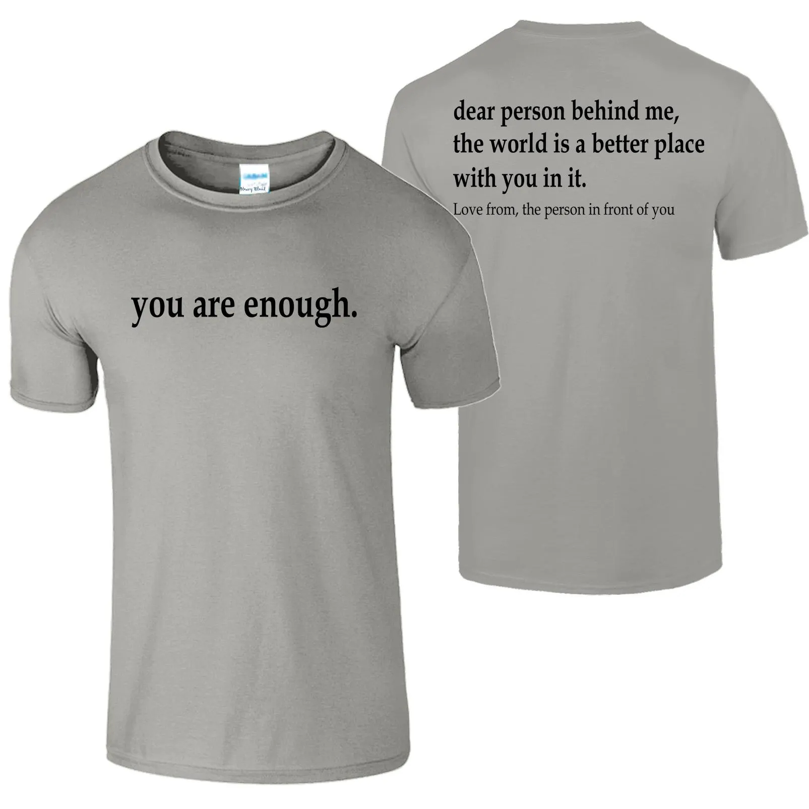 Dear Person Behind Me Tシャツ セルフ - Health Wellness Mental Health のレビューと価格