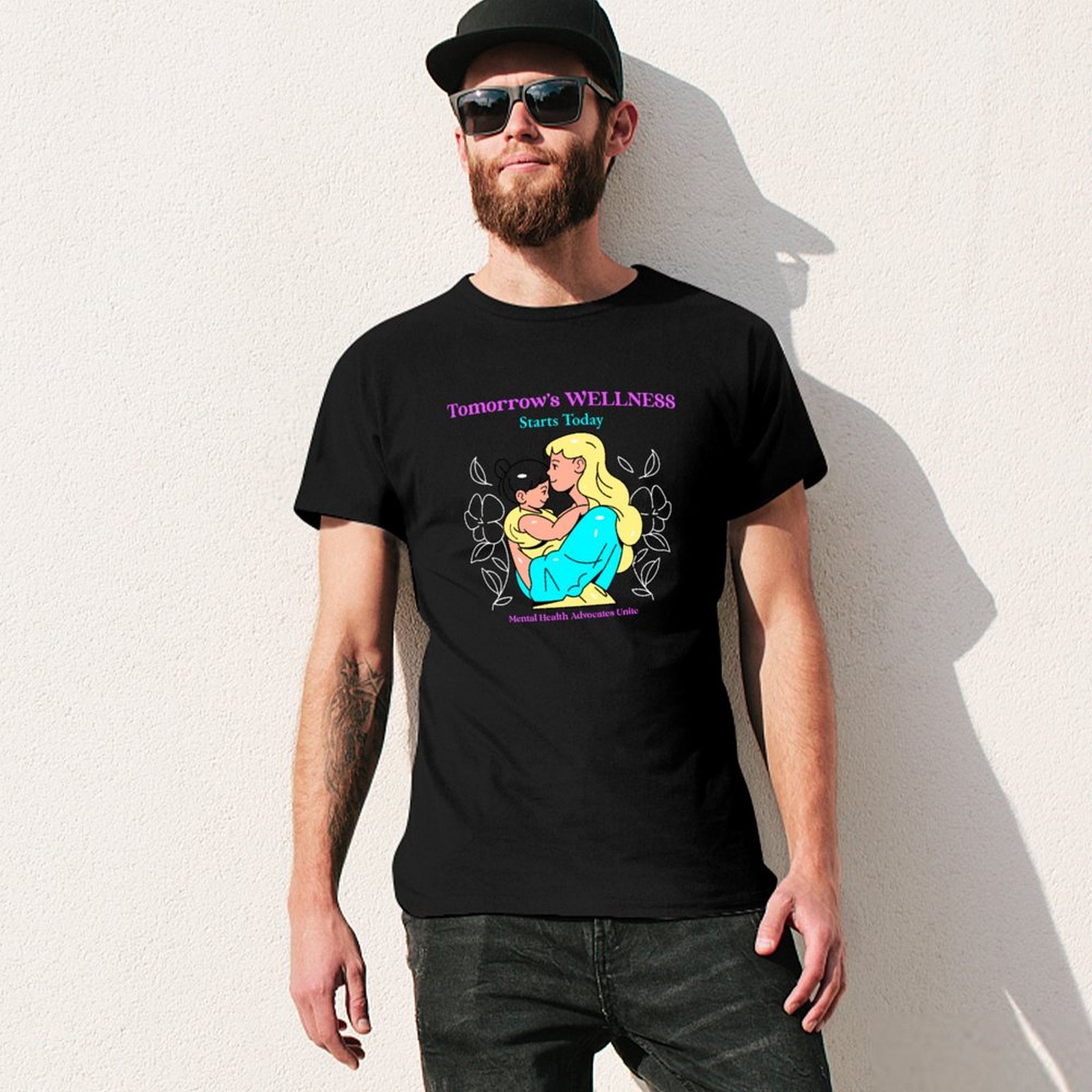 明日の健康は今日から始まる メンタルヘルス擁護者団結Tシャツ - Health Wellness Mental Health のレビューと価格