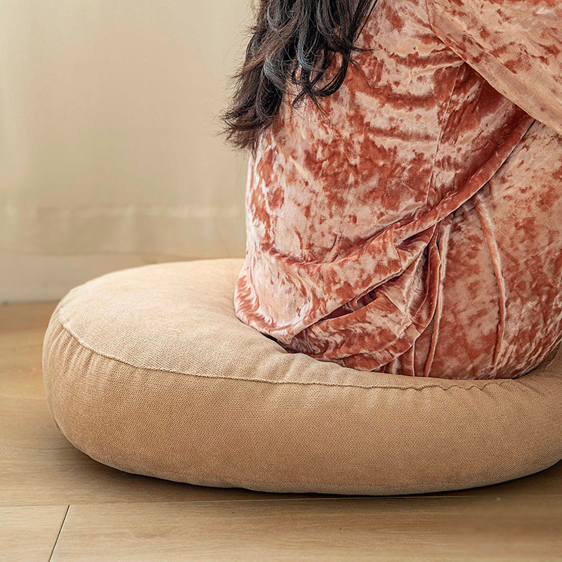 ラウンドとソリッドカラーの瞑想クッション,大型のヨガクッショ - Meditation Cushion Zafu のレビューと価格