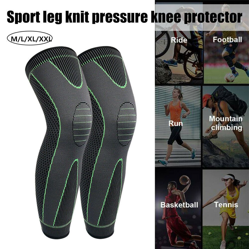 膝サポートブレース圧縮、長いフルレッグスリーブ、関節炎ランニ - Compression Knee Sleeve のレビューと価格