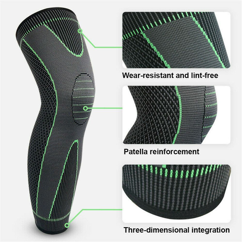膝サポートブレース圧縮、長いフルレッグスリーブ、関節炎ランニ - Compression Knee Sleeve のレビューと価格