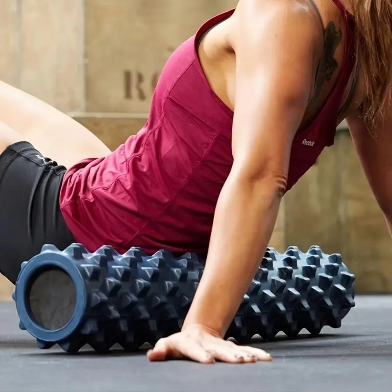 45cm EVA フォームローラー ディープティシューマッサ - Foam Roller Trigger Point のレビューと価格