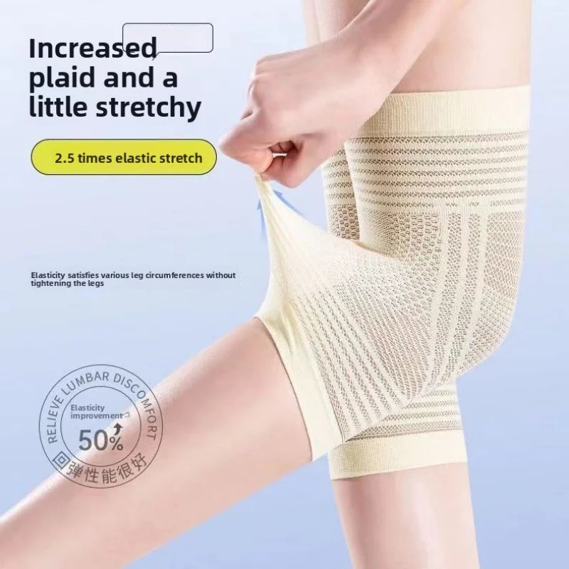 薄型通気性圧縮膝スリーブ滑り止め夏用エアコン膝ラップ関節サポ - Compression Knee Sleeve のレビューと価格