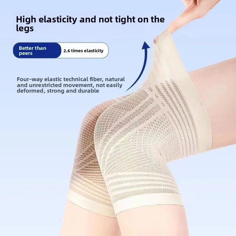薄型通気性圧縮膝スリーブ滑り止め夏用エアコン膝ラップ関節サポ - Compression Knee Sleeve のレビューと価格
