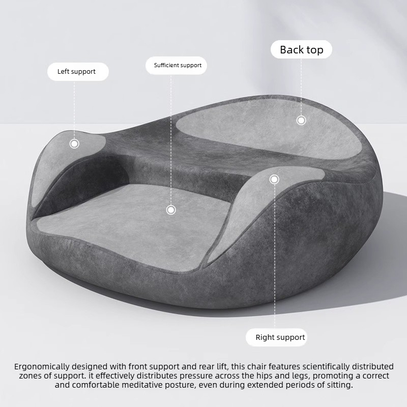 瞑想クッション ザフ、メモリーフォーム禅フロアシート、人間工 - Meditation Cushion Zafu のレビューと価格