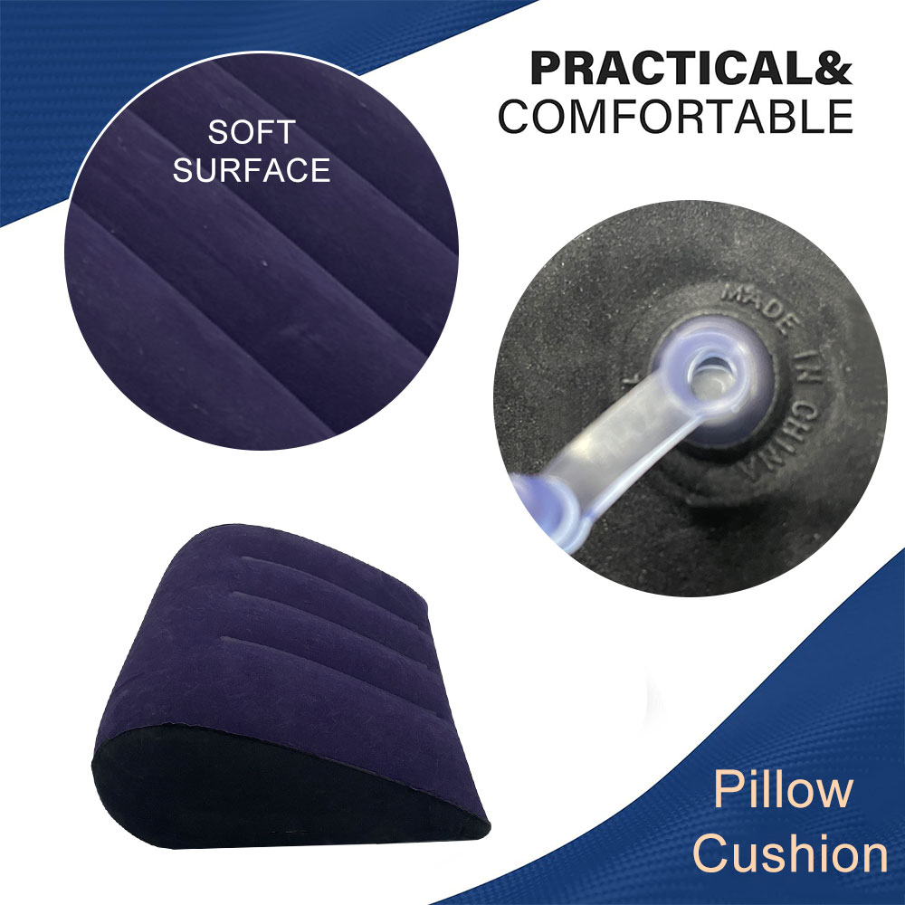 1pc インフレータブル三角枕多目的腰椎脚バックサポート快適 - Meditation Cushion Zafu のレビューと価格