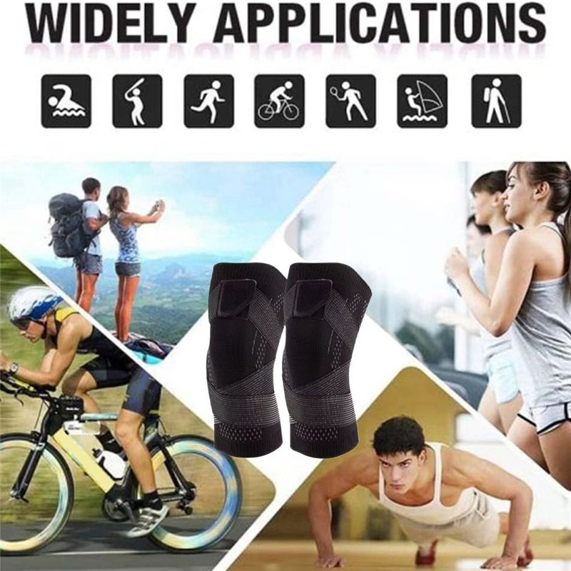 人気の2個セット スポーツ ユニセックス 膝パッド、半月板プ - Compression Knee Sleeve のレビューと価格