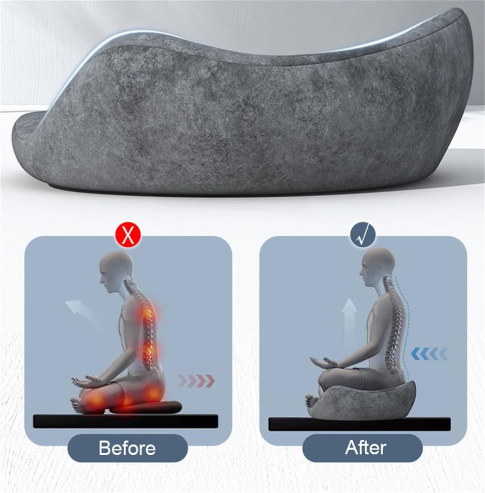 メモリーフォーム瞑想クッション、人間工学に基づいたサポートフ - Meditation Cushion Zafu のレビューと価格