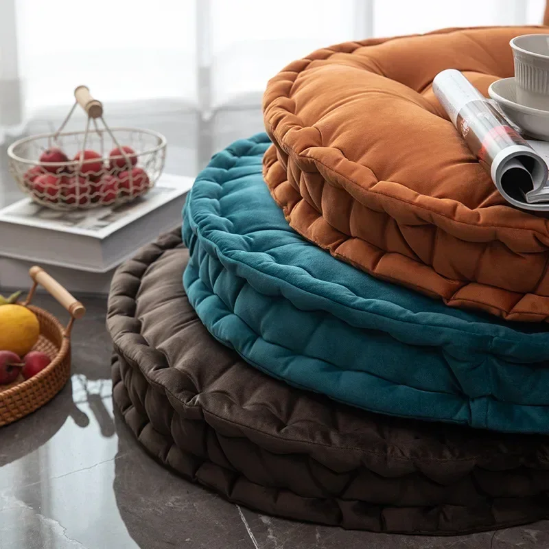 厚手のラウンドベルベットクッション,瞑想用,ソファ用,60x - Meditation Cushion Zafu のレビューと価格