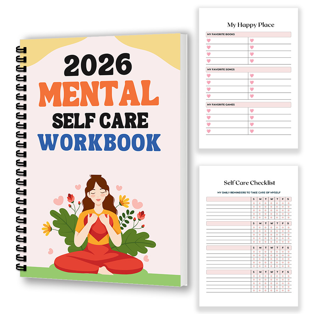 1PC 2026 マインドフルメンタルセルフケアワークブック - Health Wellness Mental Health のレビューと価格