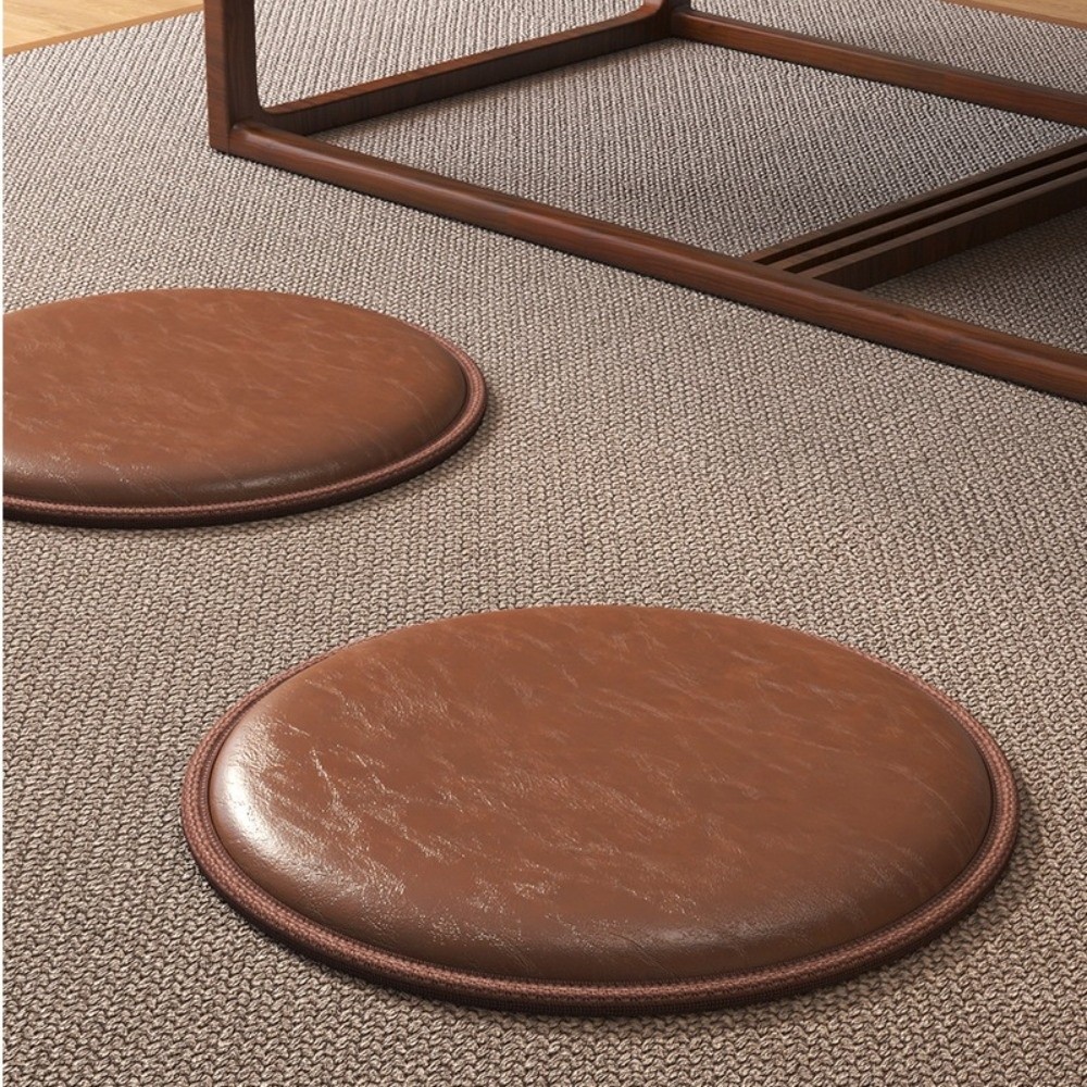 Zafu 厚い革クッション 滑り止め 35/40cm 丸型座 - Meditation Cushion Zafu のレビューと価格